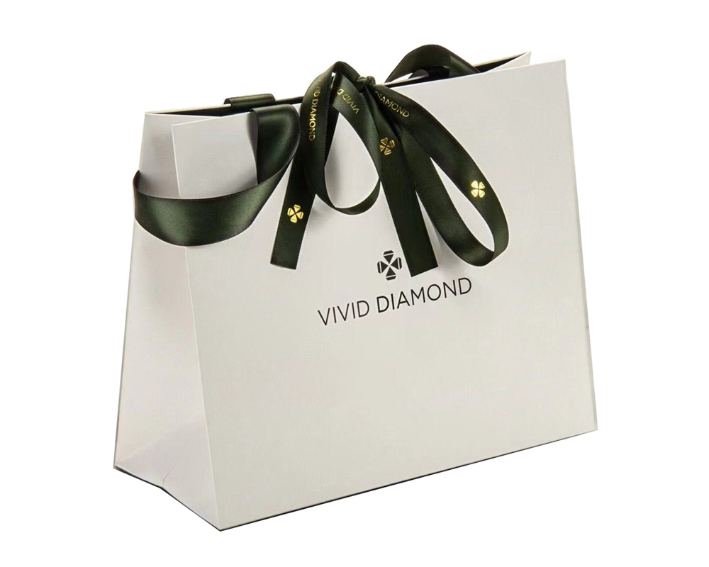 Best Quality Custom Made Shopping Paper Luxury Carrier Bags with Ribbon Best Quality Custom Made Shopping Paper Luxury Carrier Bags with Ribbon